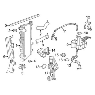Ram OE - Cooling - Radiator & Components