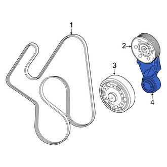 Ram OE - A/C Drive Belt Idler Pulley Bracket