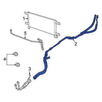 Ram OE - Automatic Transmission Oil Cooler Hose Assembly