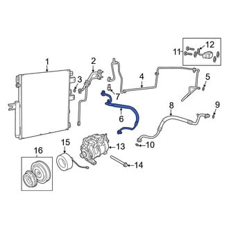 Ram OE - A/C Refrigerant Discharge Hose