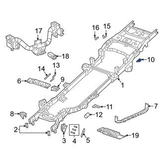 Ram OE - Rear Left Shock Mount Bracket