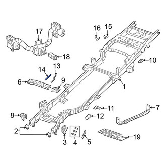 Ram OE - Exhaust System Hanger Bracket