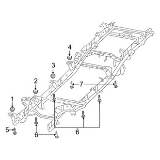 Ram OE - Frame & Components (8' Box, Body Mounting)