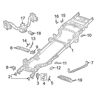 Ram OE - Frame & Components (Frame & Crossmembers), (Mega Cab)