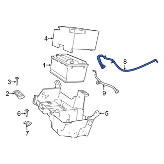 Ram OE - Right Battery Cable