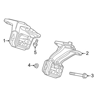 Ram OE - Engine Mounting (Regular Cab / Crew Cab / Mega Cab 6.4L)