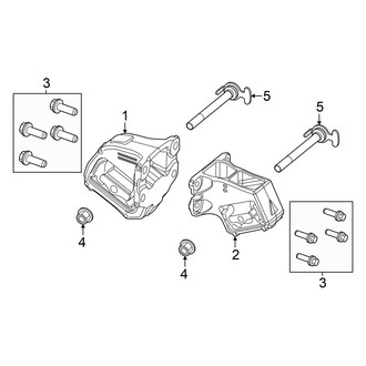 Ram OE - Engine & Transmission Mounting (Regular Cab / Crew Cab / Mega Cab 6.7L)