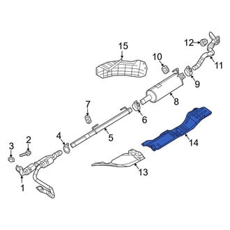 Ram OE - Center Floor Pan Heat Shield