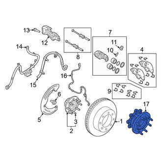 Ram OE - Front Wheel Bearing and Hub Assembly