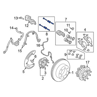 Ram OE - Front Disc Brake Caliper Pin