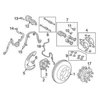 Ram OE - Front Suspension - Brake Components (RWD)