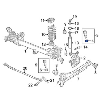 Ram OE - Upper Suspension Ball Joint Nut & Washer