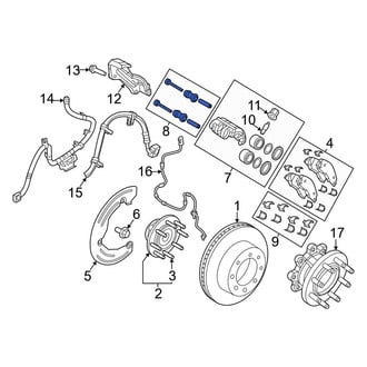 Ram OE - Front Disc Brake Caliper Pin