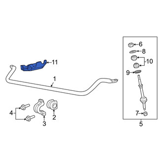 Ram OE - Front Suspension Stabilizer Bar Bracket