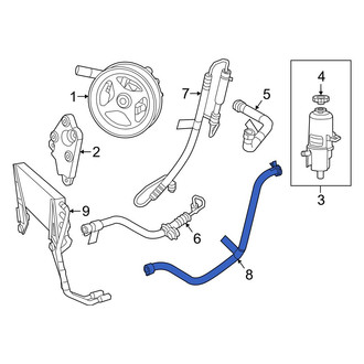 Ram OE - Power Steering Return Hose