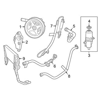 Ram OE - Steering Gear & Linkage - Pump & Hoses (Regular Cab / Crew Cab / Mega Cab 6.4L)