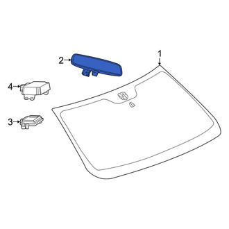 Ram OE - Front Interior Rear View Mirror