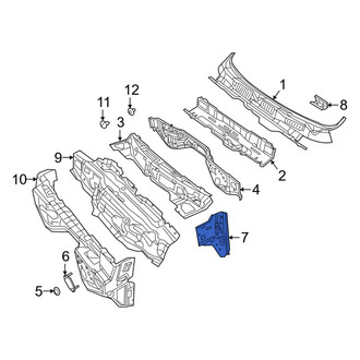 Ram OE - Front Left Lower Cowl Side Panel