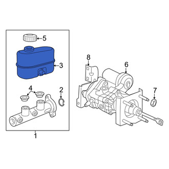 Ram OE - Brake Master Cylinder Reservoir