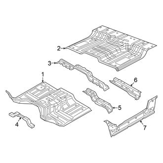 Ram OE - Cab - Floor (Big Horn / Laramie / Laramie Longhorn / Limited / Lone Star Mega Cab)