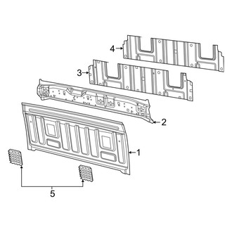 Ram OE - Cab - Back Panel (Mega Cab)