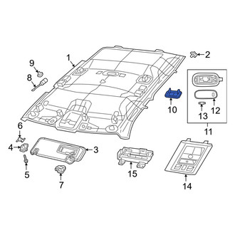 Ram OE - Upper Speaker Cover