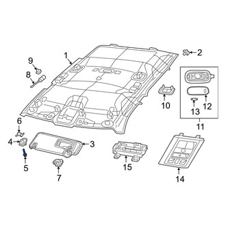 Ram OE - Sun Visor Support Screw