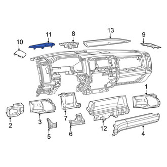 Ram OE - Center Lower Speaker Cover