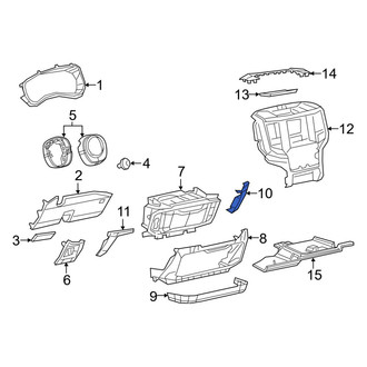 Ram OE - Right Instrument Panel Side Cover