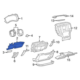 Ram OE - Instrument Panel Knee Bolster