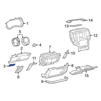 Ram OE - Parking Brake Pedal Assembly