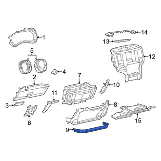 Ram OE - Lower Instrument Panel Trim Panel