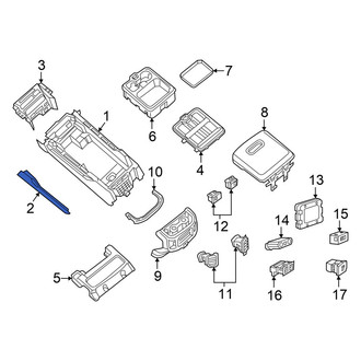Ram OE - Rear Console Panel