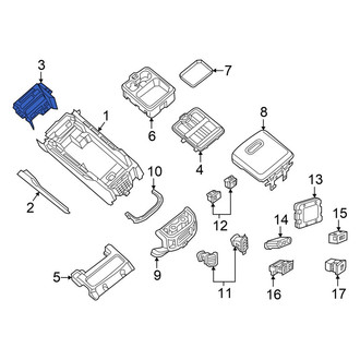 Ram OE - Front Console Trim Panel