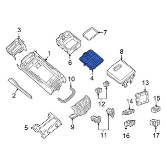 Ram OE - Rear Console Panel