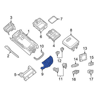 Ram OE - Rear Console Panel
