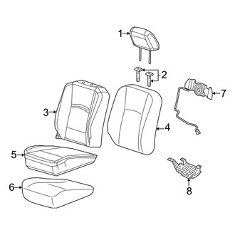 Ram OE - Seats & Tracks - Driver Seat Components (Cushions & Covers)