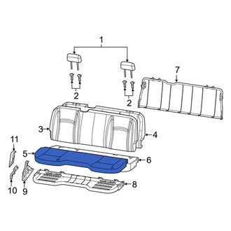 Ram OE - Rear Seat Cover