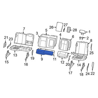 Ram OE - Rear Right Seat Cover