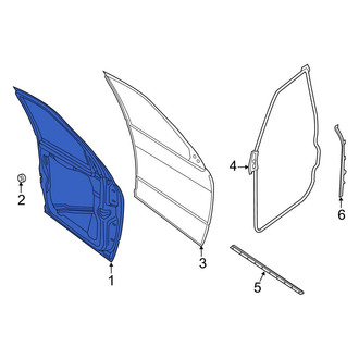 Ram OE - Rear Left Door Shell