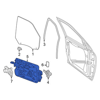 Ram OE - Rear Right Door Panel Carrier