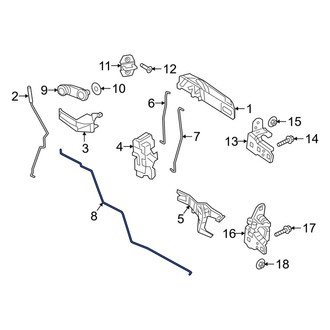 Ram OE - Front Left Inner Door Handle Link