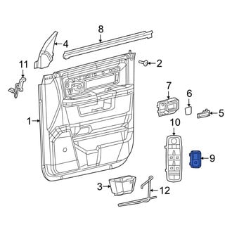 Ram OE - Front Left Door Mirror Switch