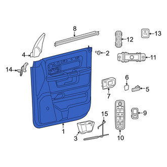 Ram OE - Front Right Inner Door Interior Trim Panel