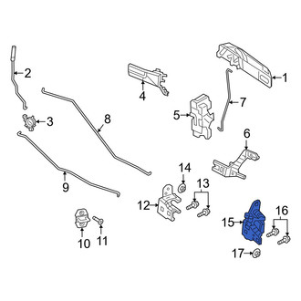 Ram OE - Rear Right Lower Door Hinge