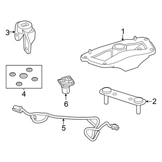 Ram OE - Pick Up Box - Trailer Hitch Components (Regular Cab / Crew Cab / Mega Cab)