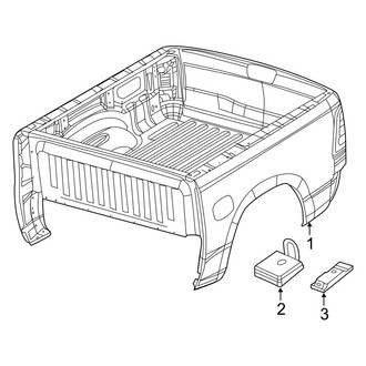 Ram OE - Pick Up Box - Box Assembly (8' Bed), (Regular Cab / Crew Cab / Mega Cab)