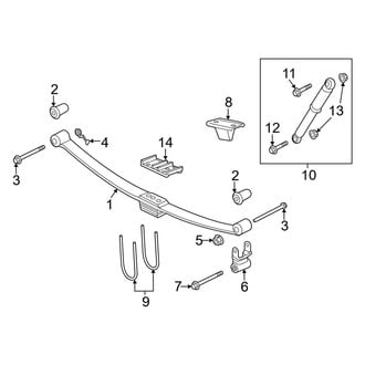 Ram OE - Rear Suspension - Suspension Components (W/O Air Suspension), (Regular Cab / Crew Cab / Mega Cab)