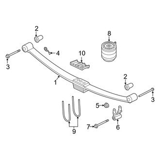 Ram OE - Rear Suspension - Suspension Components (With Air Suspension), (Regular Cab / Crew Cab / Mega Cab)