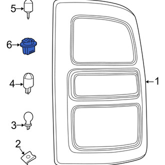 Ram OE - Tail Light Socket